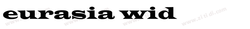 eurasia wide normal字体转换